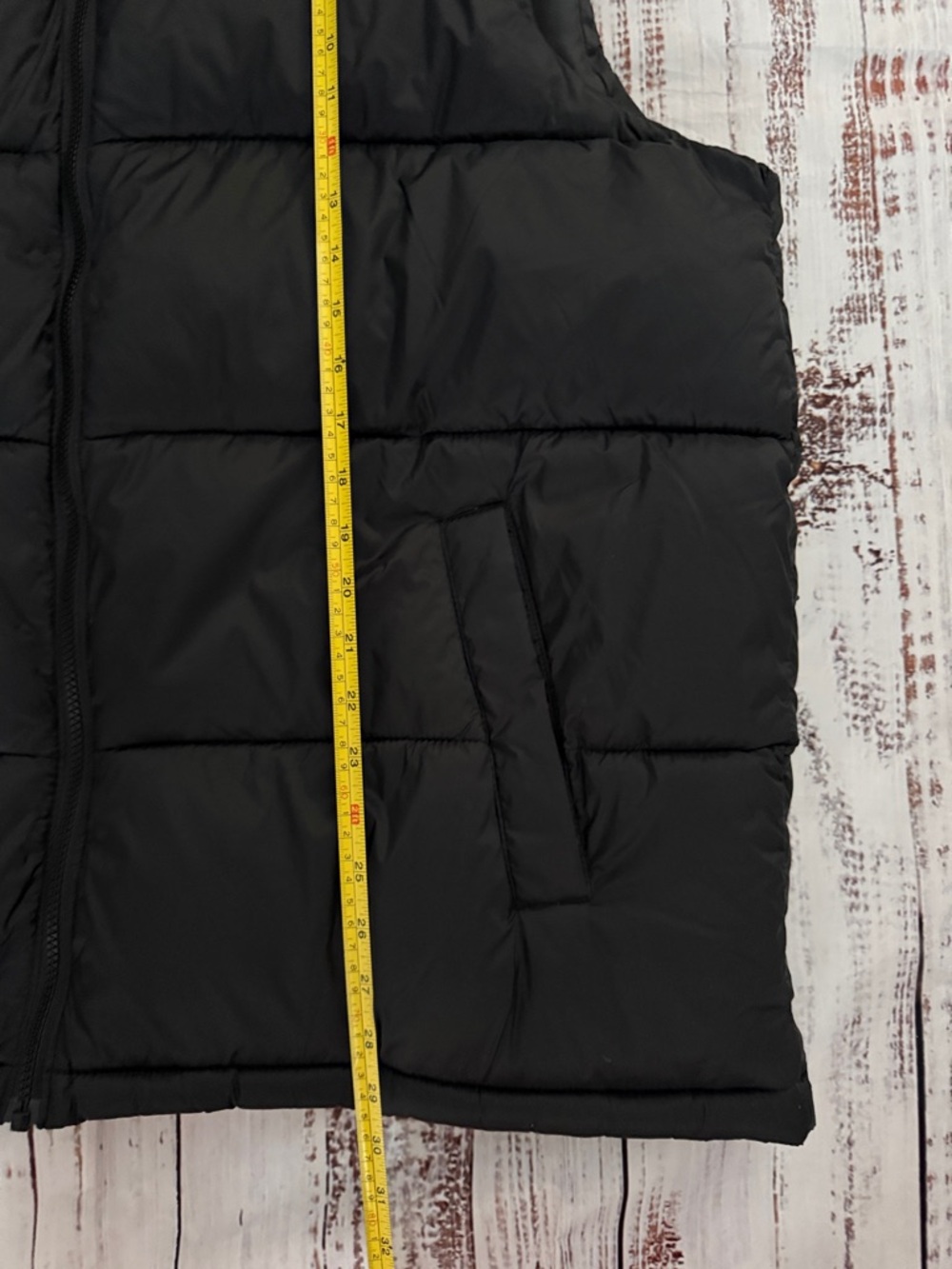 Old Navy Black Quilted Puffer Vest with Zipper Closure XXL - Picture 10 of 12